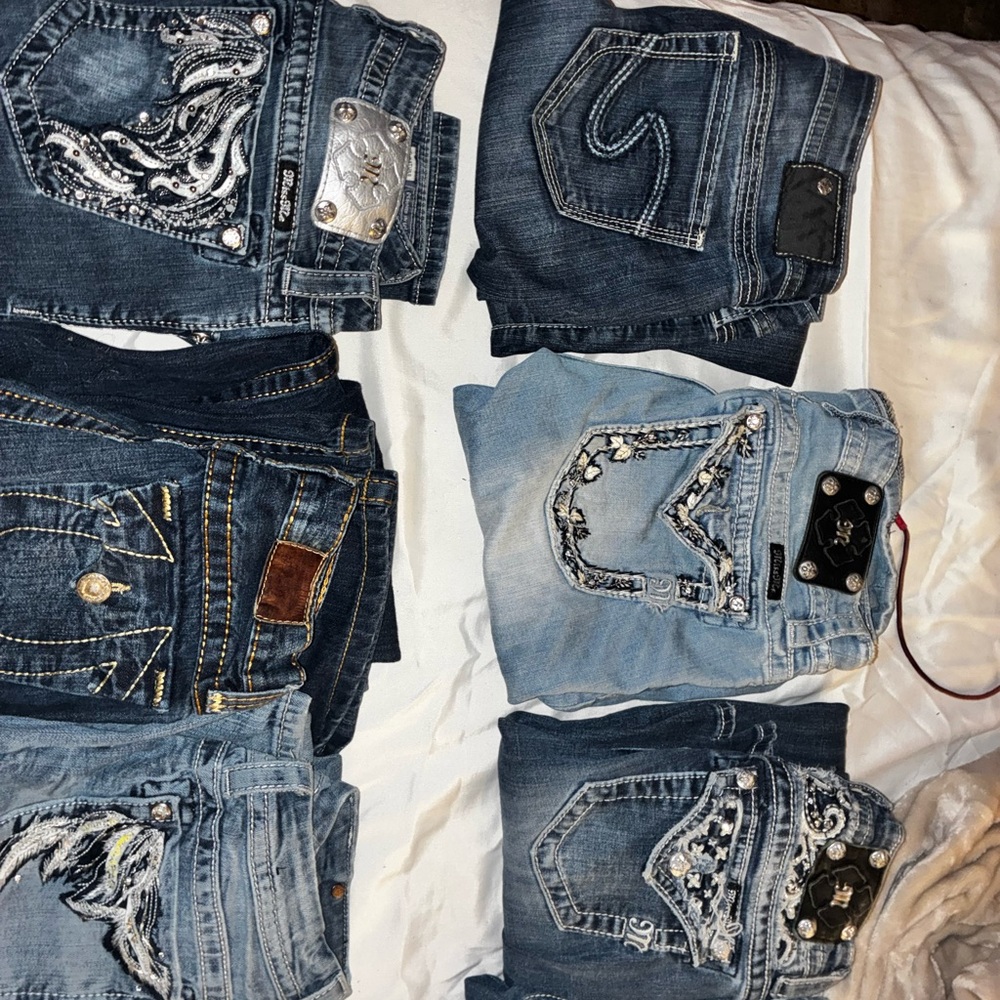 Miss Me Dark and Light Blue Women's Jeans Collection